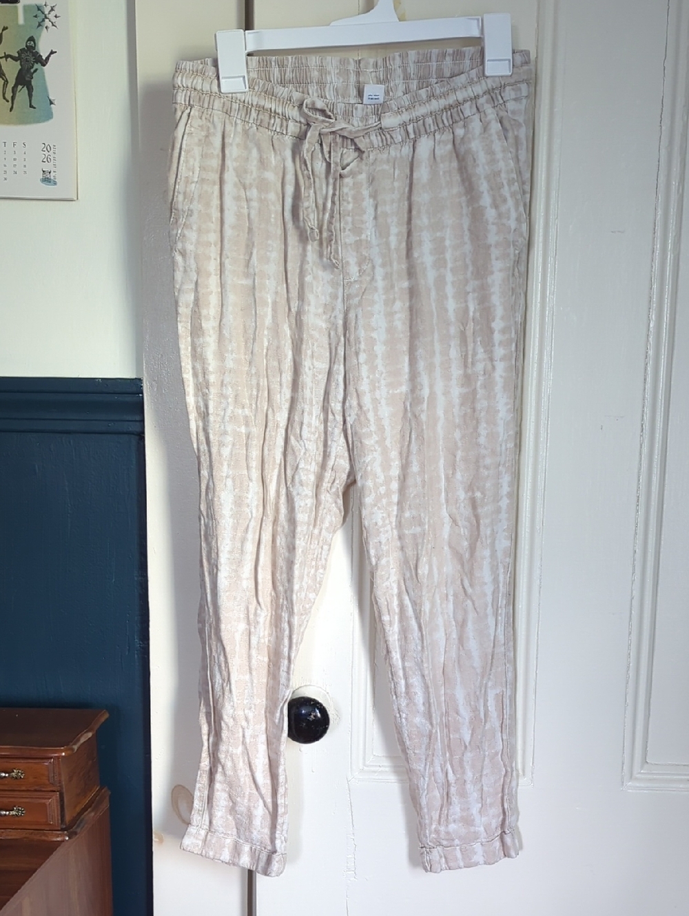 Old Navy Linen Drawstring Capri Pants
